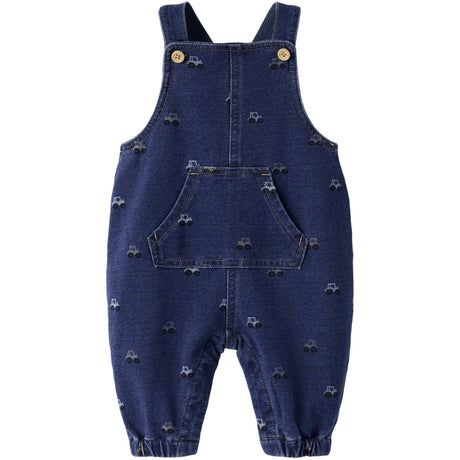 Name It Dark Blue Denim Nbmbarrel R Aop Swe Dnm Overall 2366-Tr