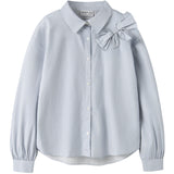 Name It Subdued Blue Antique White Nkfkamesa Ls Rlx Shirt