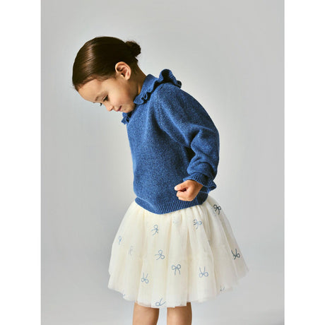 Name It Antique White Vintage Indigo Nmfkira Tulle Skirt