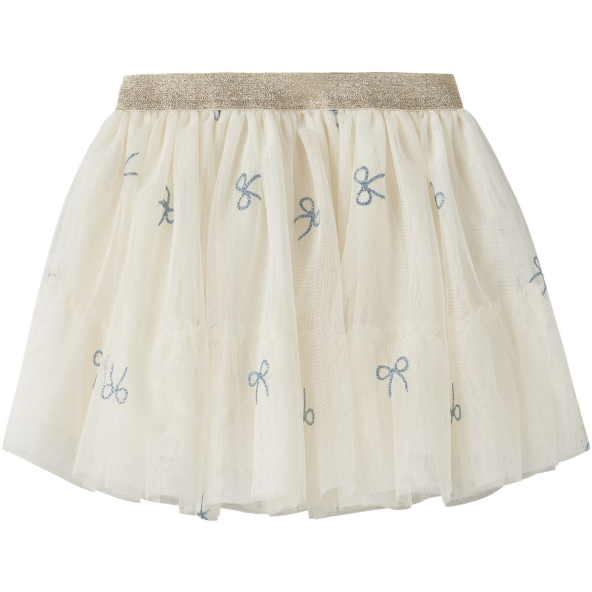 Name It Antique White Vintage Indigo Nmfkira Tulle Skirt