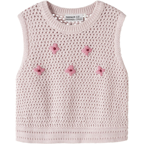 Name It Lotus Flowering Ginger Nmfkattie Knit Vest