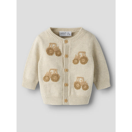Name It Peyote Melange Sesame Tractor Nbmlondon Ls Knit Card