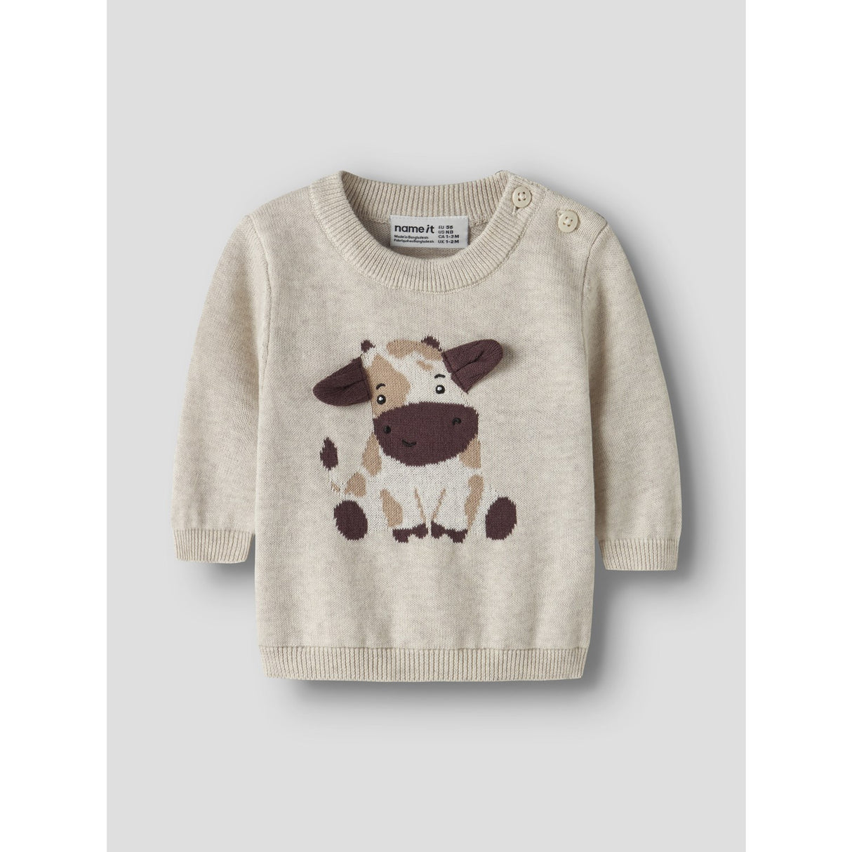 Name It Peyote Melange Nbmligan Ls Knit