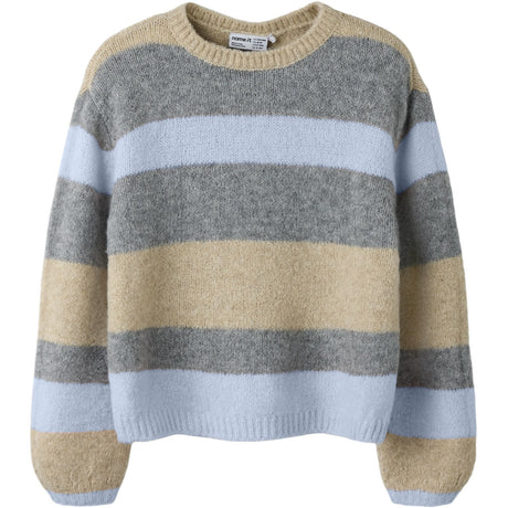 Name It Subdued Blue Nkfluci Ls Loose Knit