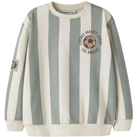 Name It Antique White Nmmlane Ls Nreg Sweat Bru