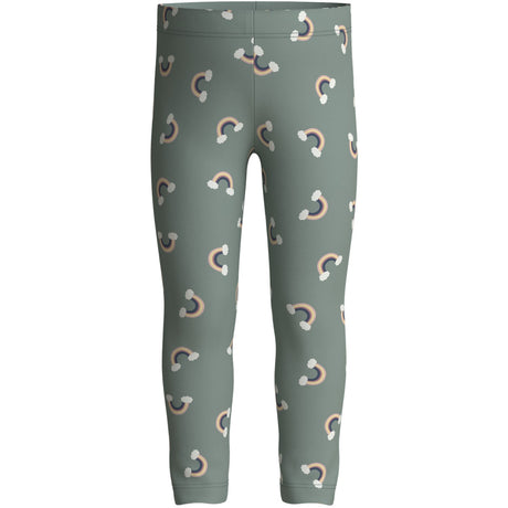 Name It Green Milieu Rainbow Nmfvivian Aop Leggings