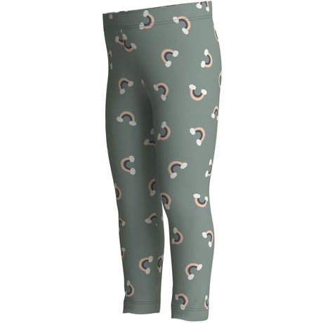 Name It Green Milieu Rainbow Nmfvivian Aop Leggings