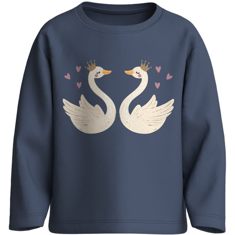 Name It Vintage Indigo Swan Princess Nmfveen Ls Nreg Top