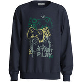 Name It Navy Blazer Play Nkmvion Ls Nreg Sweat Unb