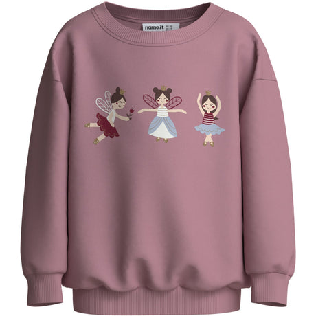 Name It Lilas Fairies Nmfvalona Ls Long Rlx Sweat Unb