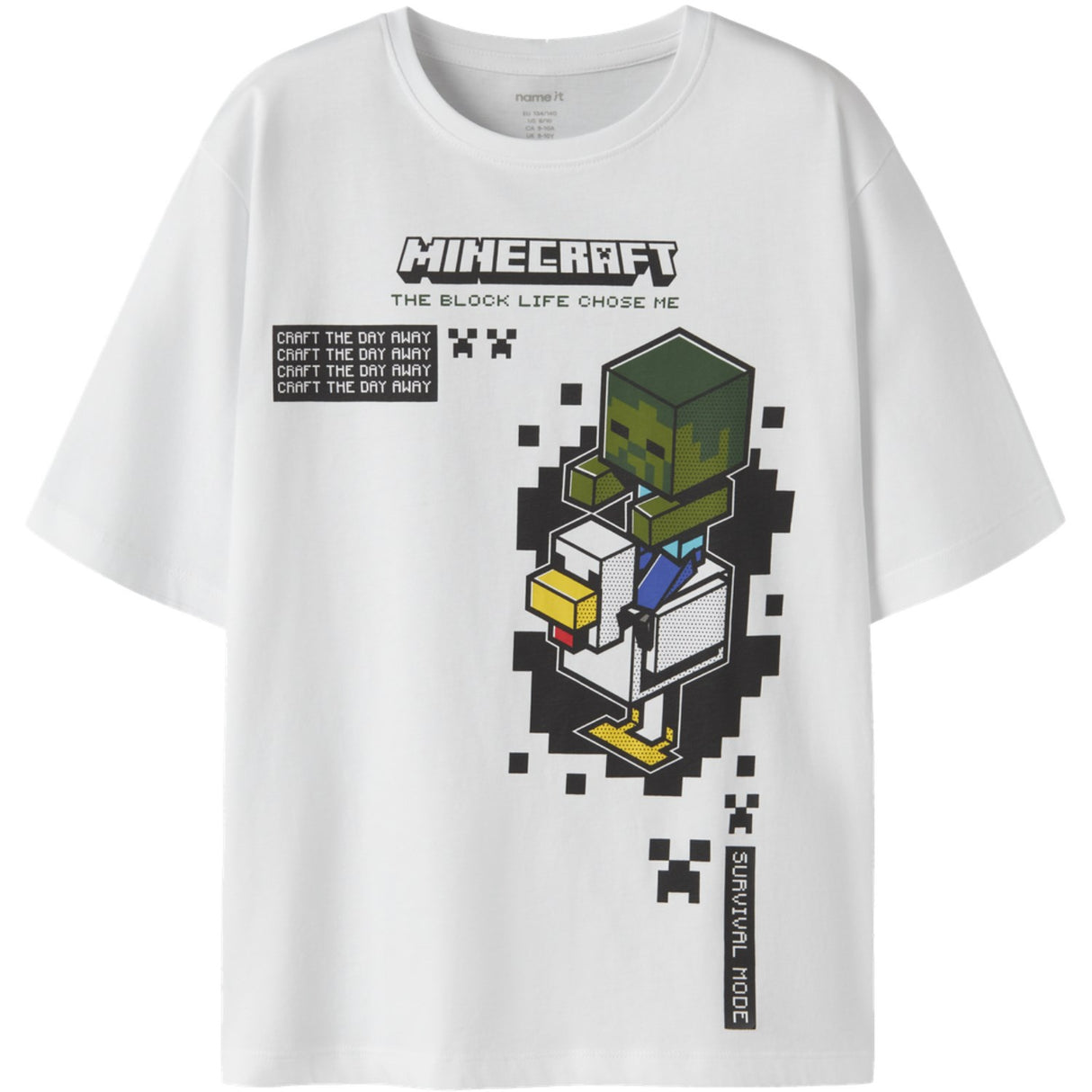 Name It Bright White Nkmjun Minecraft Ss Nreg Topbox Noos Bio