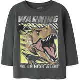 Name It Urban Chic Nmmjim Jurassic Ls Nreg Top Box Noos Sky