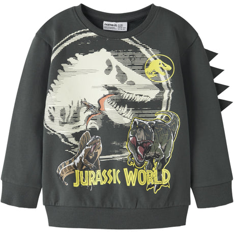 Name It Urban Chic Nmmjal Jurassic Nreg Sweat Bru Noos Sky
