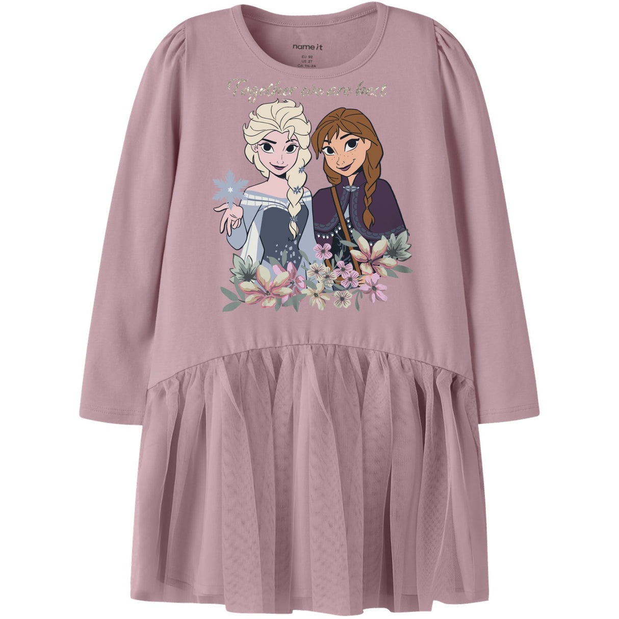 Name It Lilas Nmfjalira Frozen Ls Tulle Dress Wdi