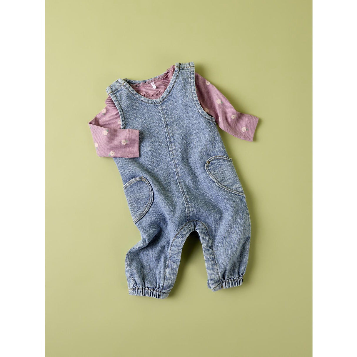 Name It Denim Blue Nbfemmaline Loose Dnm Suit 2033-Ve