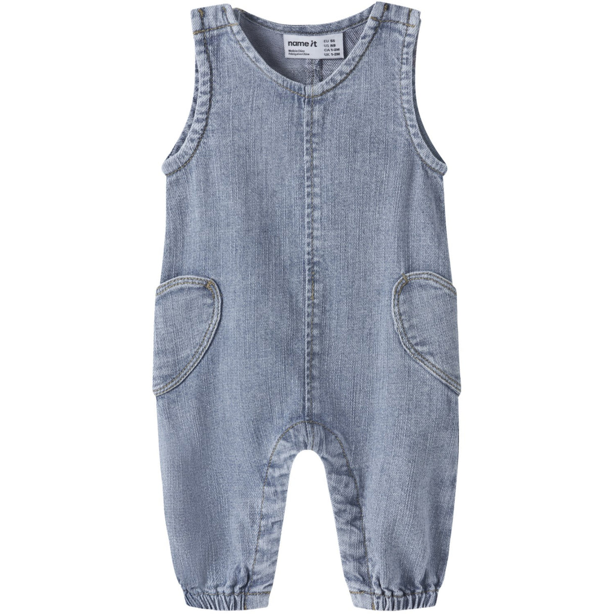 Name It Denim Blue Nbfemmaline Loose Dnm Suit 2033-Ve