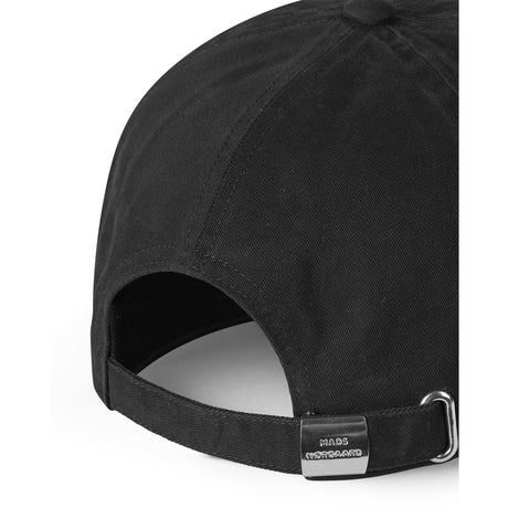 Mads Nørgaard Black Soft Twill Cash Cap