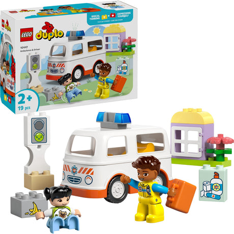 LEGO® DUPLO Town - Ambulance And Fører 10447