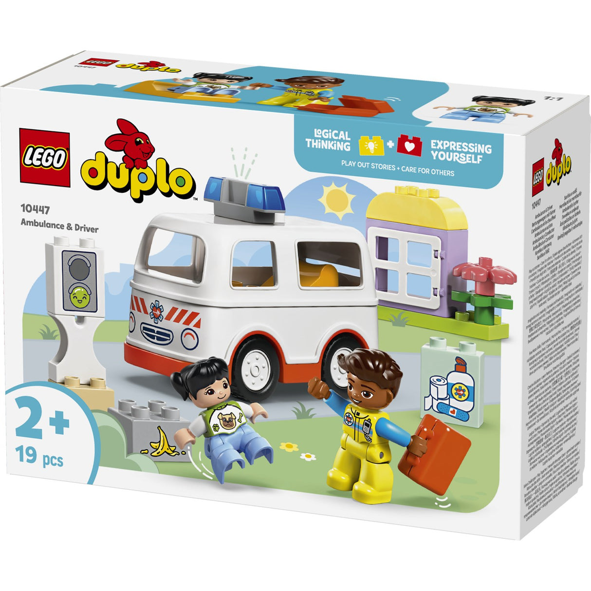 LEGO® DUPLO Town - Ambulance And Fører 10447