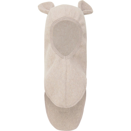 Huttelihut Camel Melange Balaclava Ears Cotton Fleece