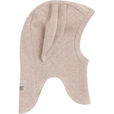 Huttelihut Camel Melange Balaclava Ears Cotton Rib