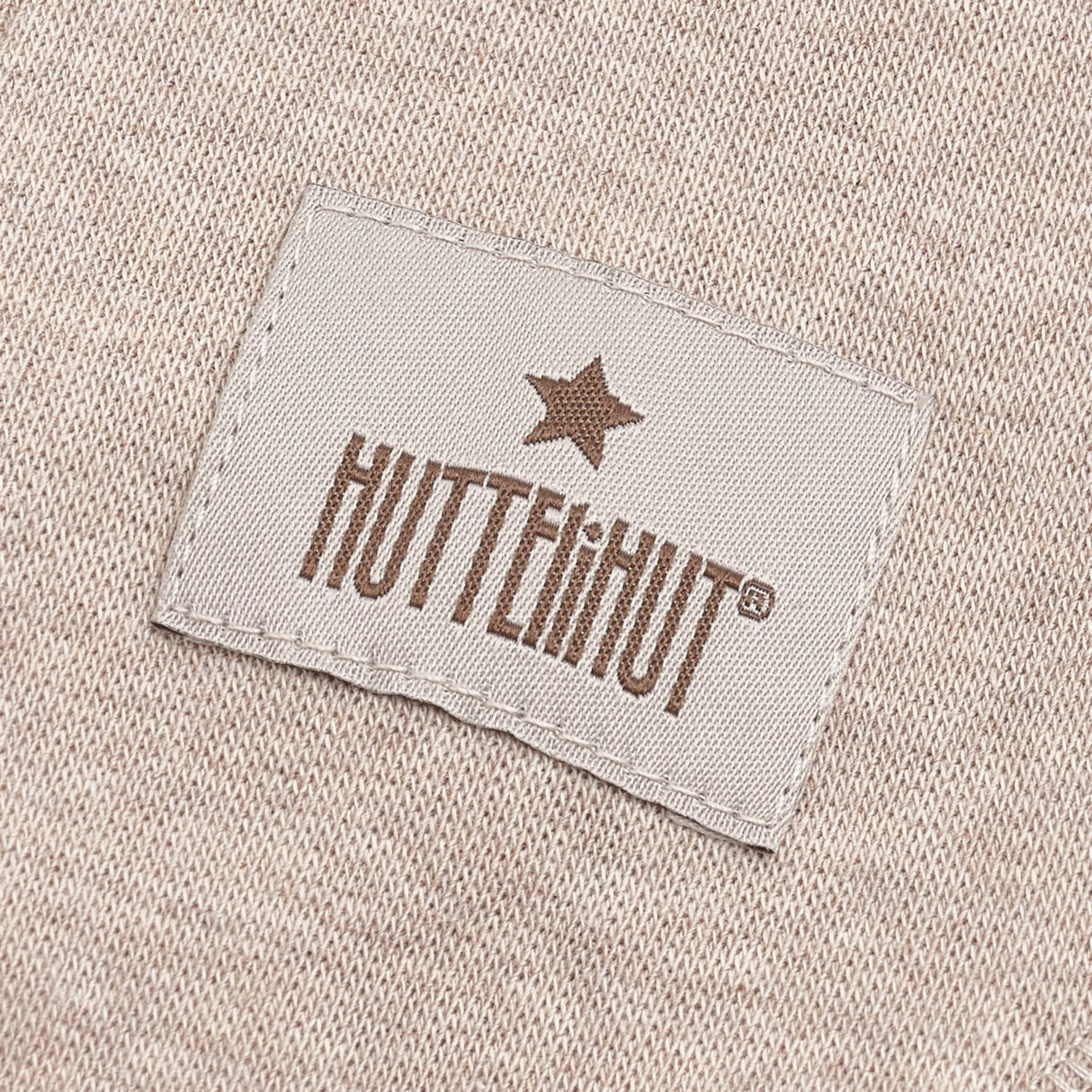 Huttelihut Camel Melange Balaclava Ears Cotton Rib