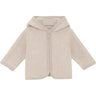 Huttelihut Camel Melange Jacket Ears Cotton Fleece