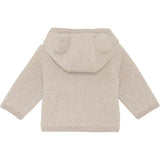 Huttelihut Camel Melange Jacket Ears Cotton Fleece
