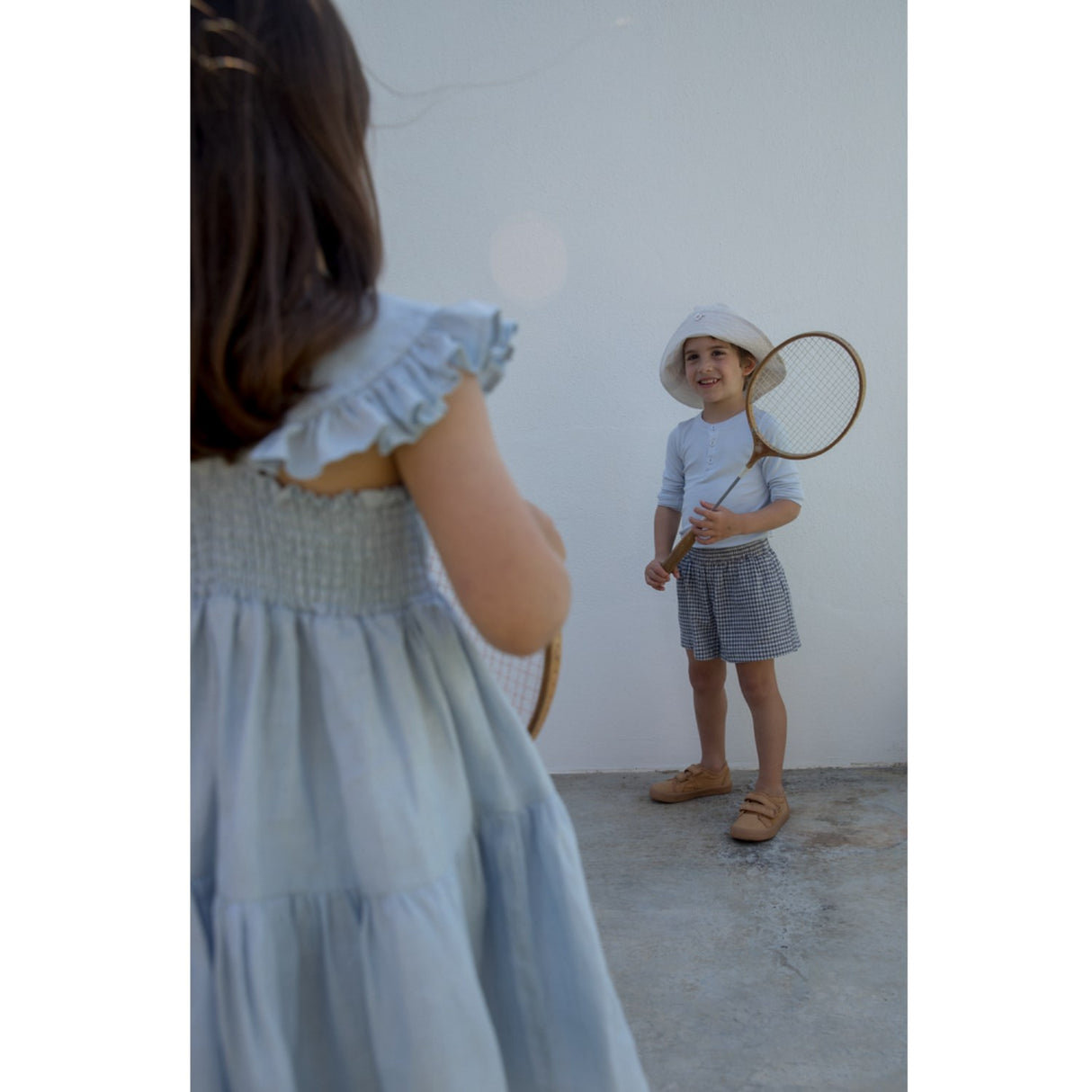MarMar Linen Blue Mist Dalani Dress