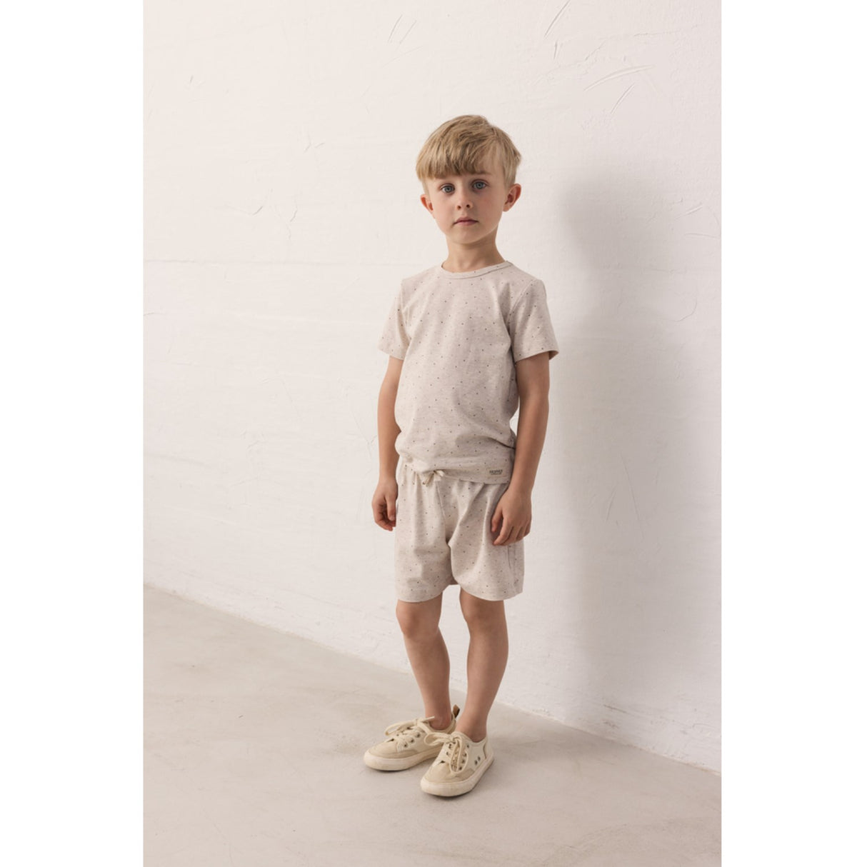 MarMar Modal Smooth Print Beige Mel Dot Paulo Shorts