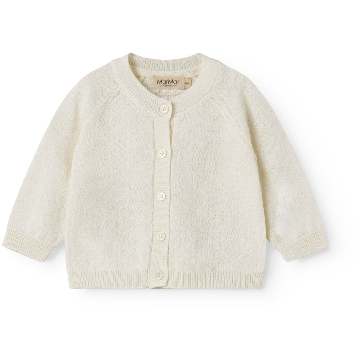 MarMar Newborn Modal Mix Mini Dots Gentle White Taki Knitwear