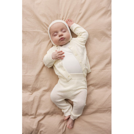 MarMar Newborn Modal Mix Mini Dots Gentle White Taki Knitwear