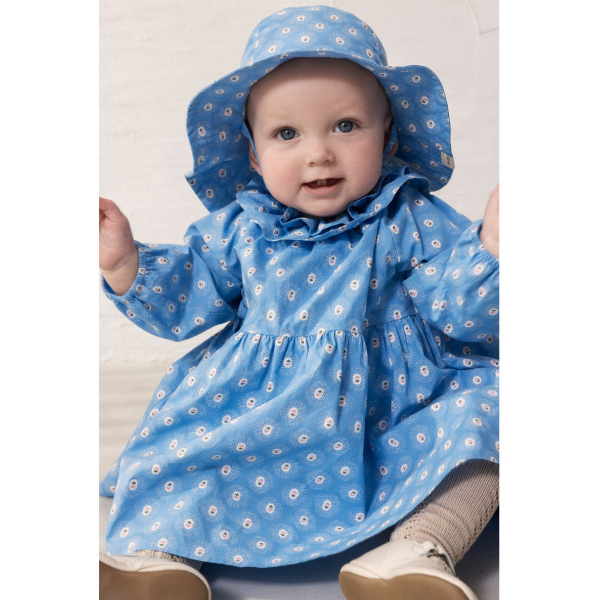 MarMar Poplin Little Tulip Alba Baby Long Hat