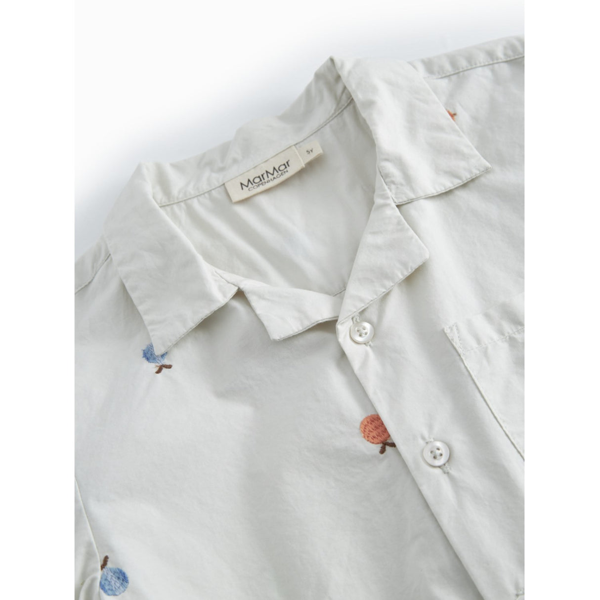 MarMar Poplin Fruit Emb Tage Shirt