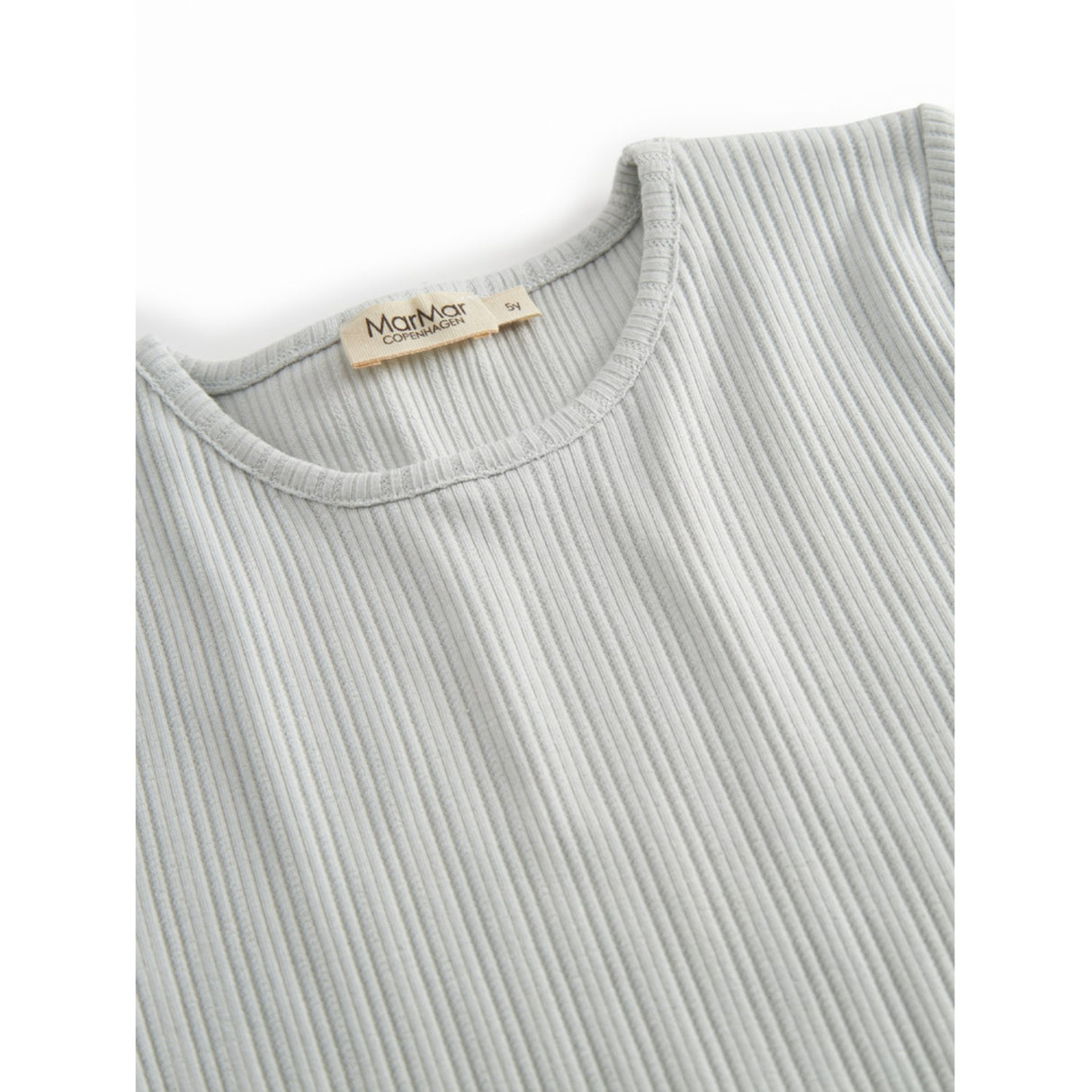 MarMar Modal Pointelle Rib Morning Dew Tamra SS T-shirt