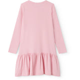 MarMar Modal Fine Rib Pink Stripe Diro Dress