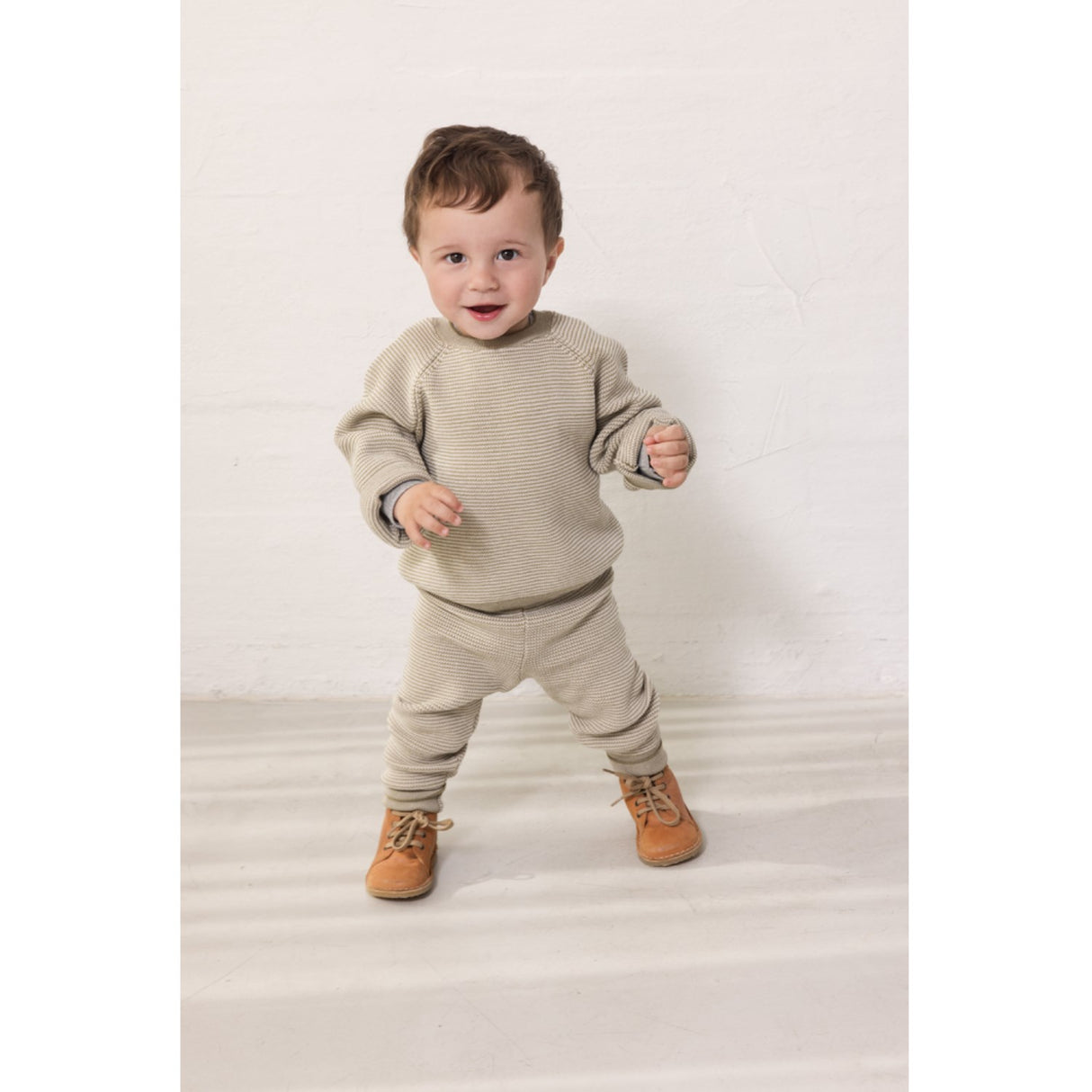 MarMar Cotton Stripe Knit Vanilla Stripe Torin B Knitwear