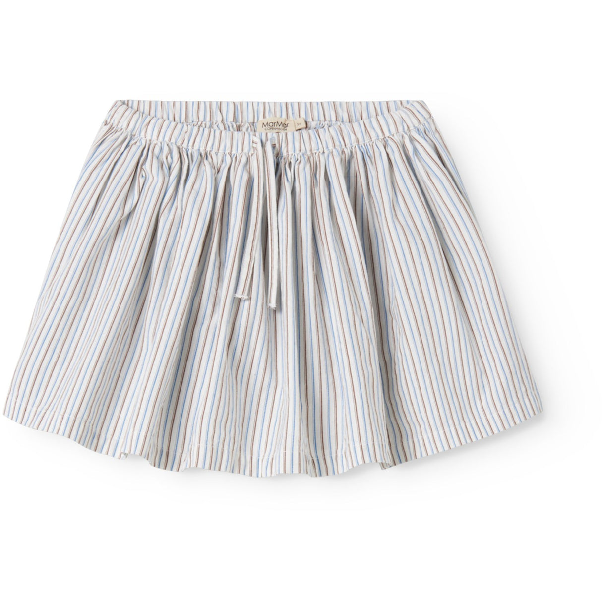 MarMar Cotton Blue Iris Stripe Sana Skirt
