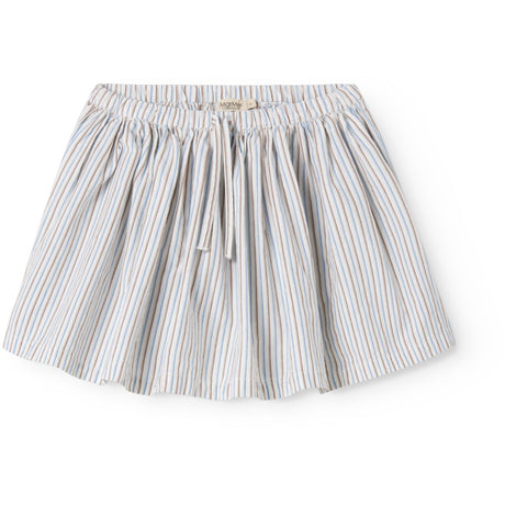 MarMar Cotton Blue Iris Stripe Sana Skirt