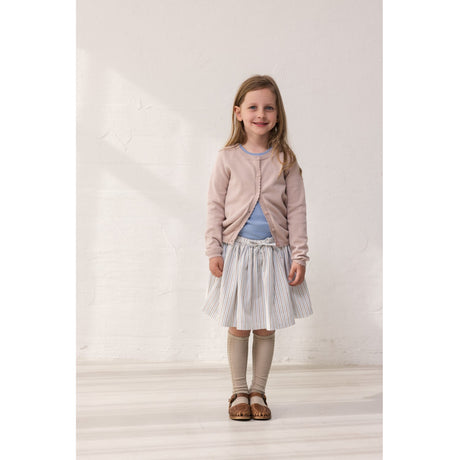 MarMar Cotton Blue Iris Stripe Sana Skirt