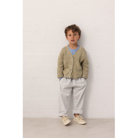 MarMar Cotton Blue Iris Stripe Plano Pants