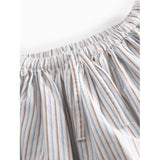MarMar Cotton Blue Iris Stripe Sana Skirt