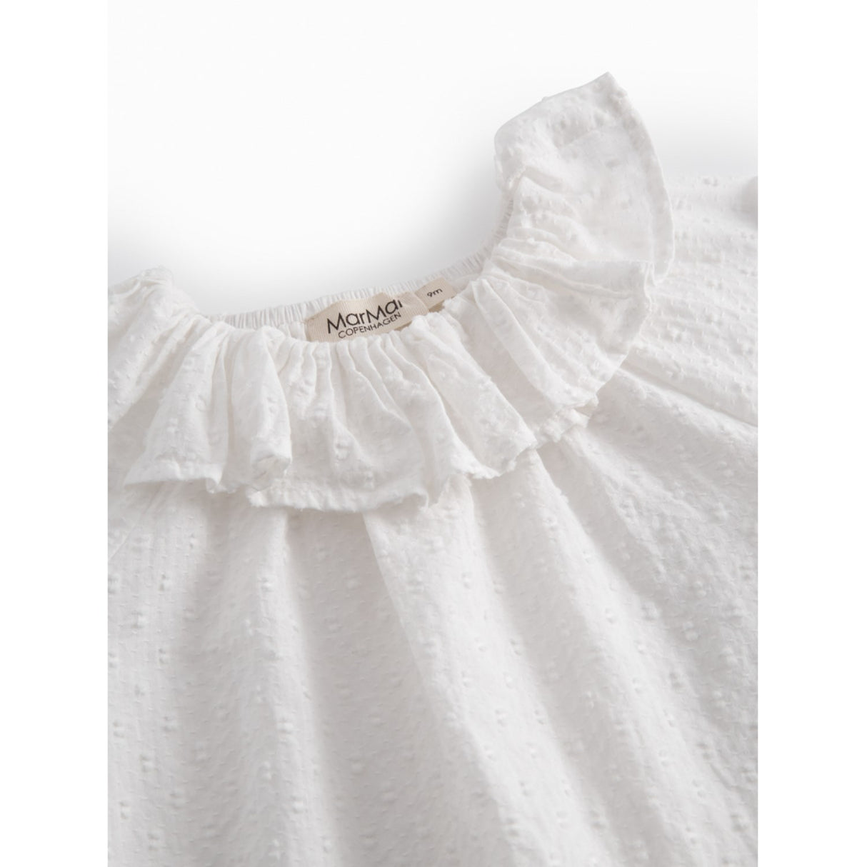 MarMar Fine Dobby White Tia Blouse