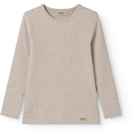 MarMar Modal Melange Light Beige Mel. Plain Blouse
