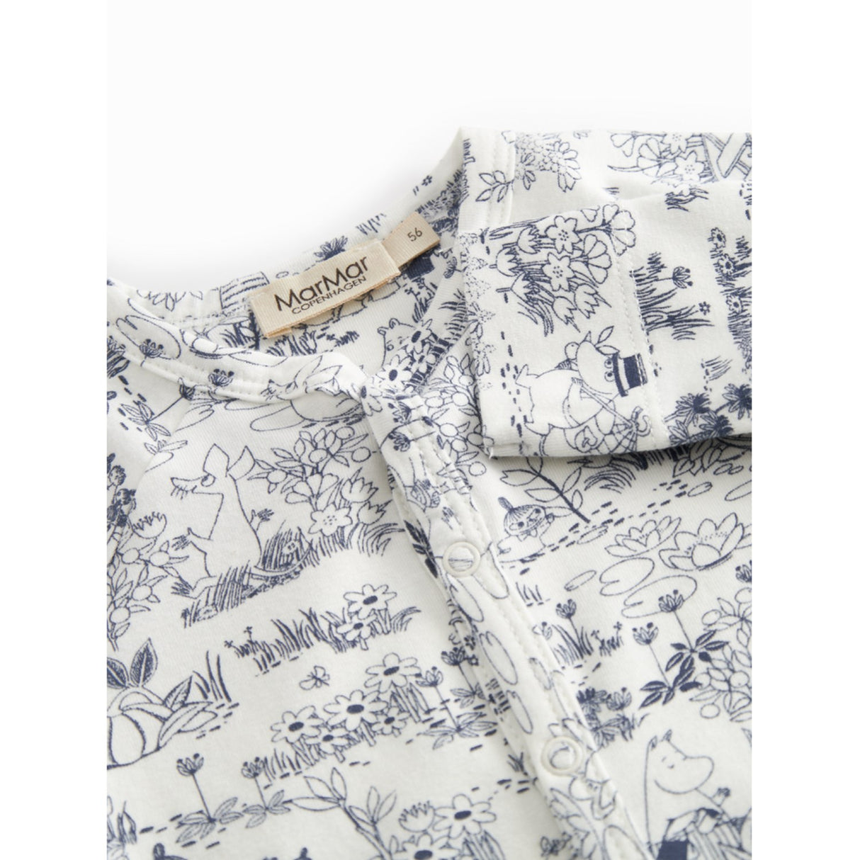 MarMar Newborn Modal Smooth Print Moominvalley Rena Onesie