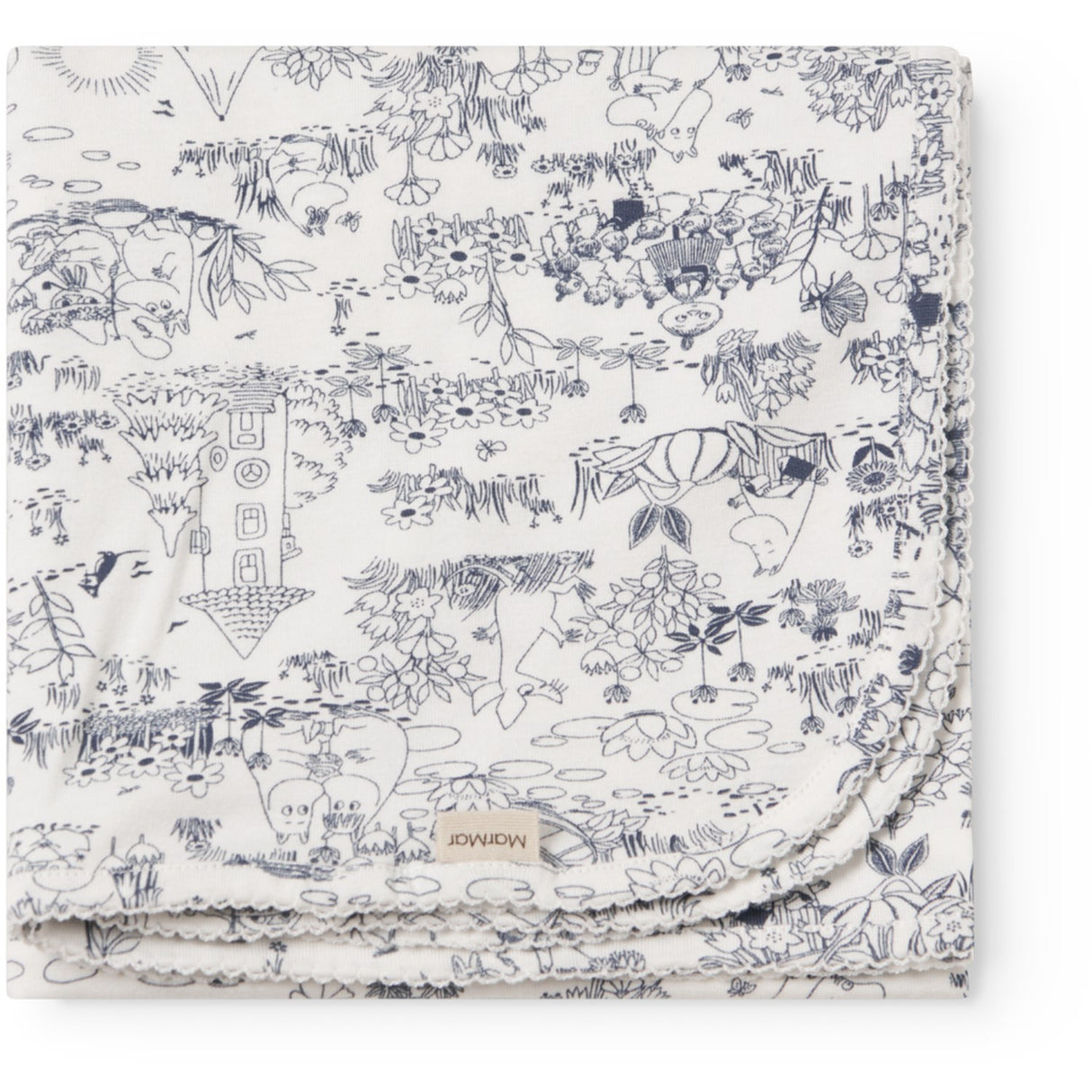 MarMar Newborn Modal Smooth Print Moominvalley Alida Blanket