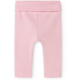 MarMar Newborn Modal Fine Rib Pink Stripe Piva Pants
