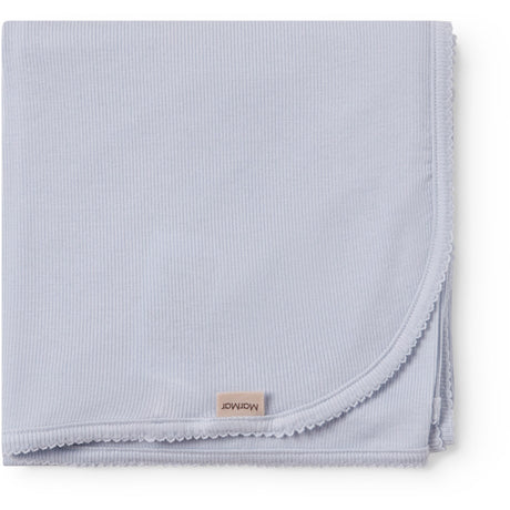 MarMar Newborn Micro Modal Blue Mist Alida Blanket