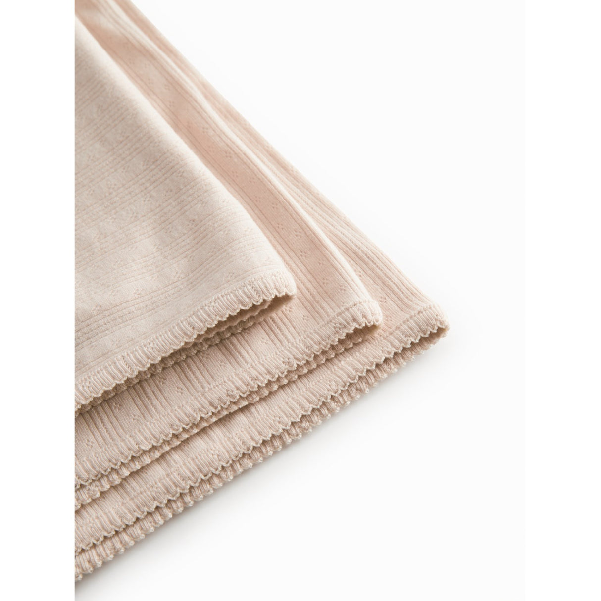 MarMar Newborn Modal Pointelle Misty Pink Alida Blanket