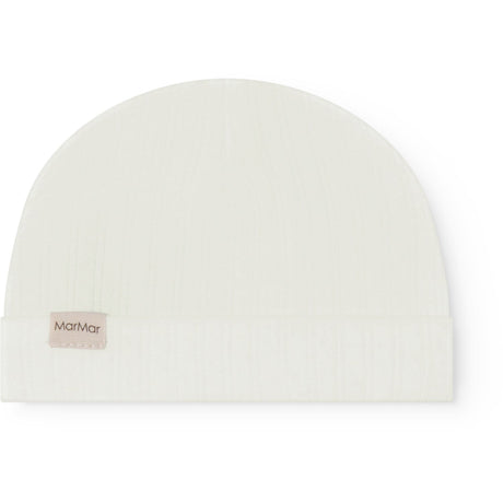 MarMar Newborn Modal Pointelle Gentle White Aiko Hat